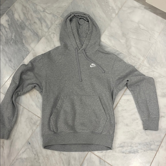 Nike Heather Gray Pullover Hoodie - Picture 1 of 2